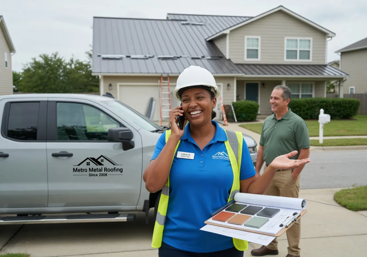 Storm Damage Metal Roof Repair in Peggs, OK